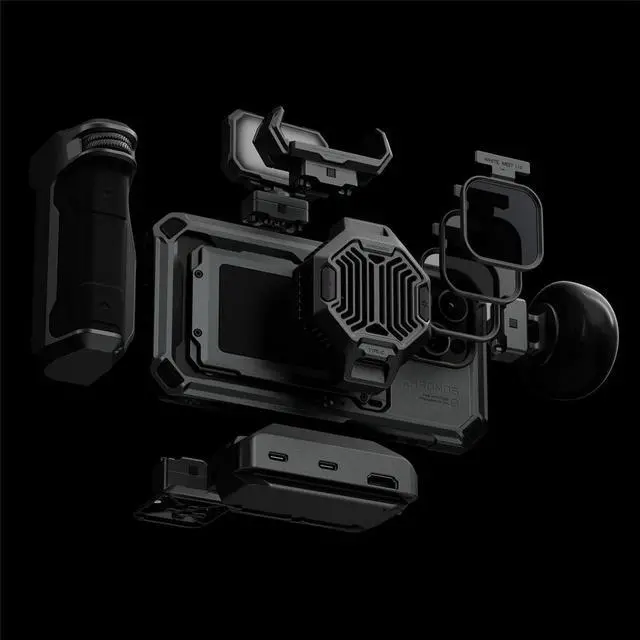 Alt view image 2 of 7 - Tilta Tilta Khronos Adjustable Handle, Space Gray #TK-AH-SG