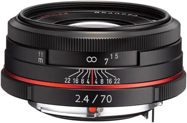 Alt view image 3 of 7 - Pentax K-Mount HD DA 70mm f/2.4 70-70mm Fixed Lens for Pentax KAF Cameras (Limited Black)