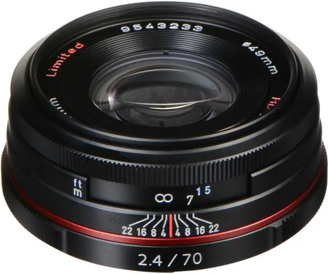Alt view image 4 of 7 - Pentax K-Mount HD DA 70mm f/2.4 70-70mm Fixed Lens for Pentax KAF Cameras (Limited Black)