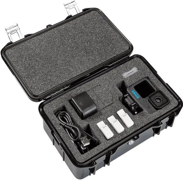 Alt view image 4 of 6 - Pelican M60GP Waterproof Hard Micro Case for GoPro, Black