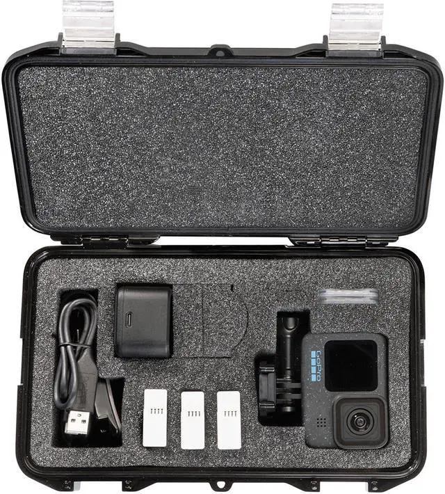 Alt view image 5 of 6 - Pelican M60GP Waterproof Hard Micro Case for GoPro, Black