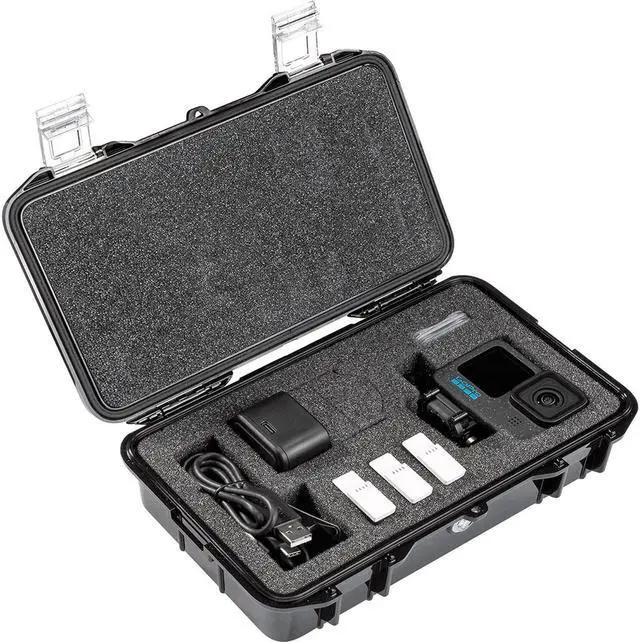 Alt view image 2 of 6 - Pelican M60GP Waterproof Hard Micro Case for GoPro, Black