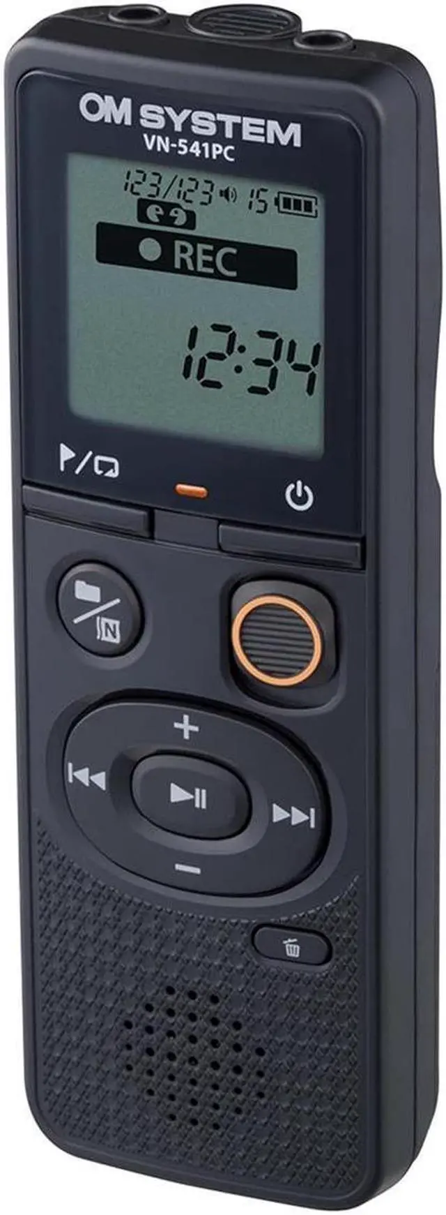 Alt view image 2 of 7 - OM SYSTEM VN-541PC 4GB Digital Voice Recorder, Black #V420040BU000