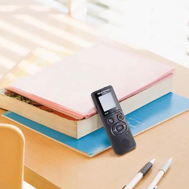 Alt view image 6 of 7 - OM SYSTEM VN-541PC 4GB Digital Voice Recorder, Black #V420040BU000