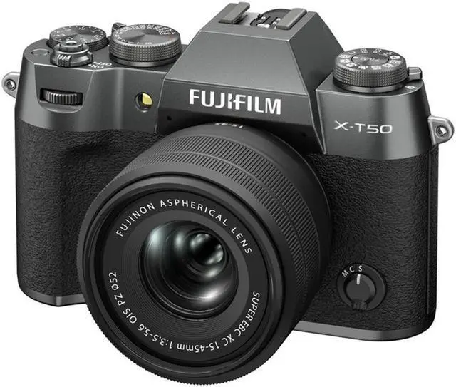 Alt view image 2 of 3 - Fujifilm X-T50 Mirrorless Camera with XC 15-45mm f/3.5-5.6 OIS PZ Lens #16828959