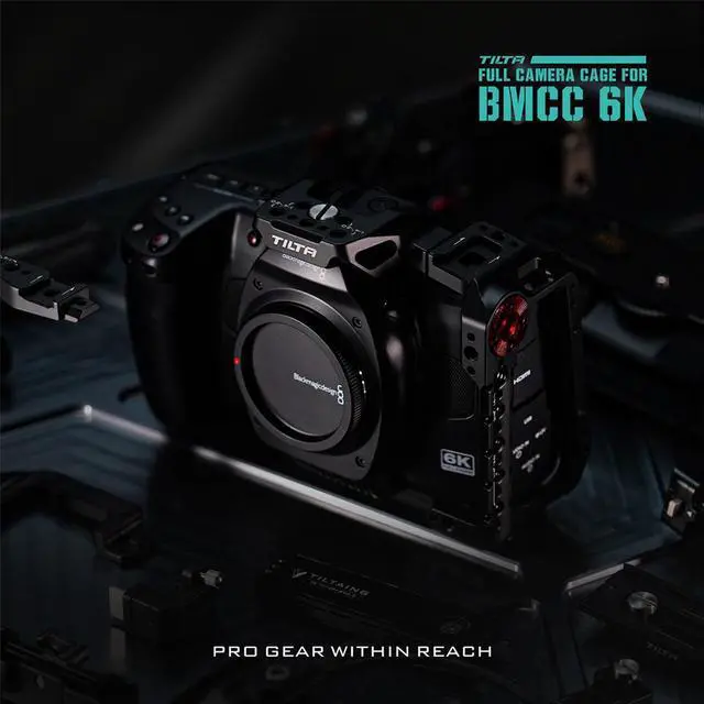 Alt view image 6 of 7 - Tilta Full Camera Cage Advanced Kit for BMCC 6K, Black