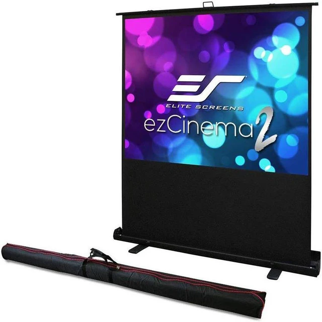 Alt view image 10 of 10 - Elite Screens ezCinema F84XWH2 Projection Screen - 16:9