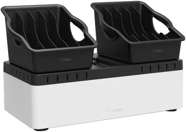 Alt view image 19 of 20 - Belkin Store and Charge Go With Portable Trays - Wired - Tablet, Notebook, Smartphone, iPad - Charging Capability