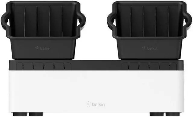 Alt view image 7 of 12 - Belkin Store and Charge Go with Portable Trays (USB Compatible)