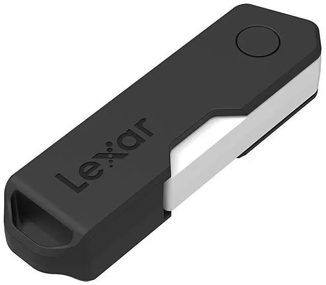 Alt view image 4 of 19 - Lexar 128GB JumpDrive TwistTurn2 2.0 USB Flash Drive, Black #LJDTT2-128ABNABK
