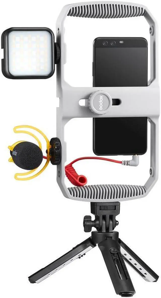 Alt view image 3 of 7 - Godox VK1-AX Vlogging Kit (For mobile devices with 3.5mm ports)
