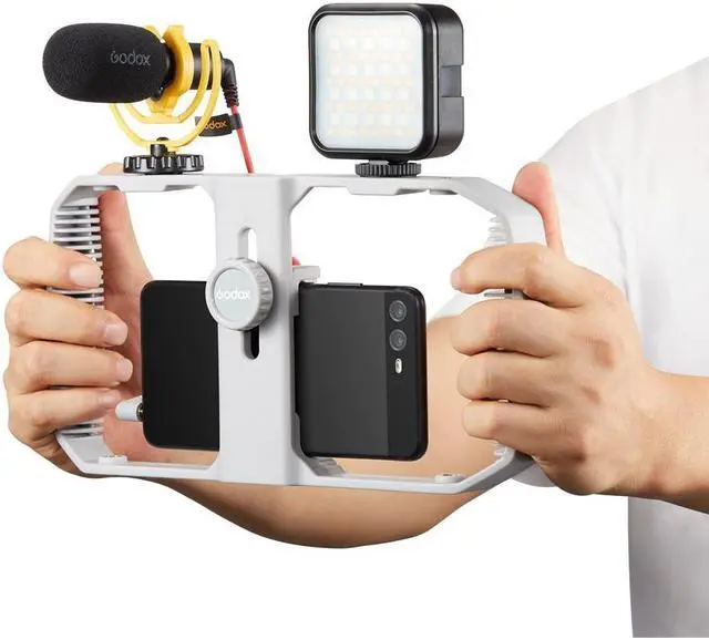 Alt view image 5 of 7 - Godox VK1-AX Vlogging Kit (For mobile devices with 3.5mm ports)
