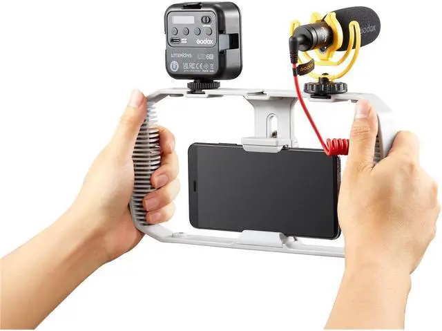 Alt view image 6 of 7 - Godox VK1-AX Vlogging Kit (For mobile devices with 3.5mm ports)