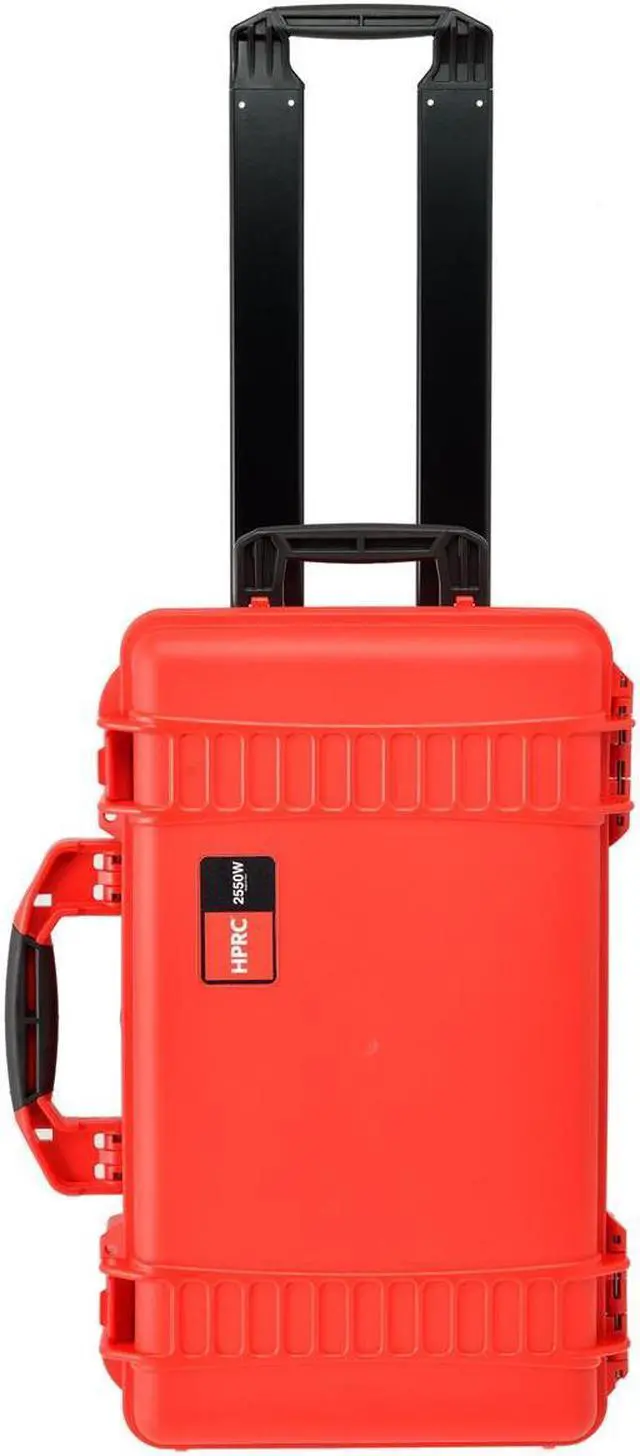 Alt view image 3 of 3 - HPRC 2550WCUB Wheeled Resin Hard Case with Cubed Foam, Gray with Blue Handle