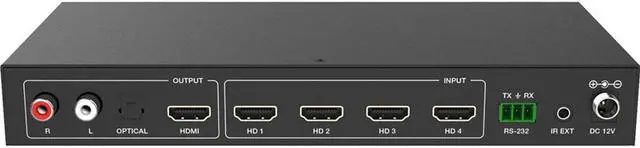 Alt view image 2 of 2 - A-NeuVideo ANI-PiP-41UHD 4x1 4K UHD Quad/PiP/PoP Multiviewer Seamless Switcher