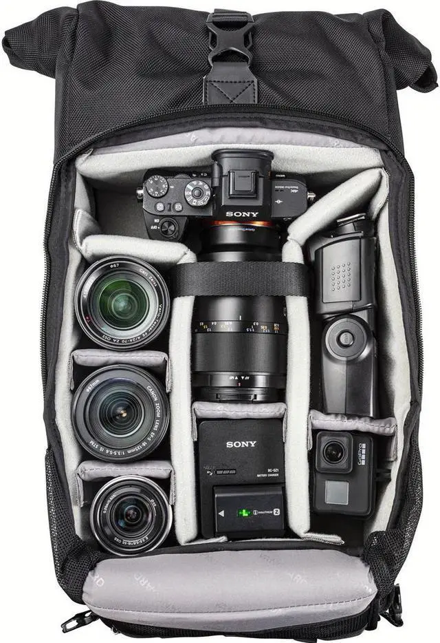 Alt view image 4 of 7 - Vanguard VEO SELECT 43RB Backpack, Black #VEO SELECT 43RB BK