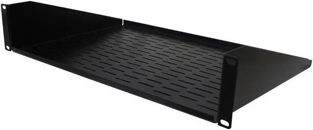 Alt view image 11 of 12 - Rack Shelf 12" Deep 2U Space