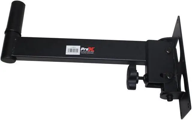 Alt view image 7 of 11 - Adjustable Wall Mounted Speaker Bracket - Black