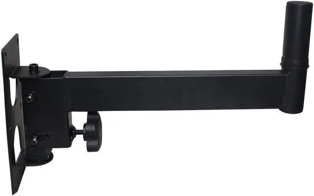 Alt view image 10 of 11 - Adjustable Wall Mounted Speaker Bracket - Black