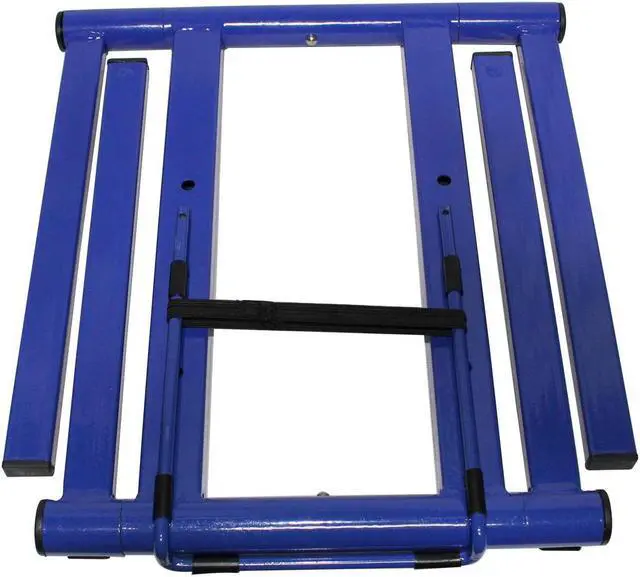 Alt view image 2 of 3 - ProX T-LPS600 Foldable and Portable DJ Laptop Stand with Adjustable Shelf, Blue