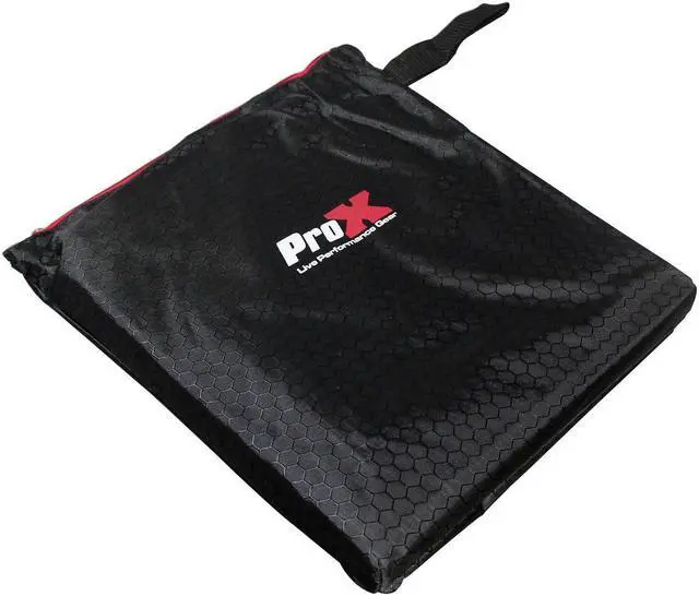Alt view image 3 of 3 - ProX T-LPS600 Foldable and Portable DJ Laptop Stand with Adjustable Shelf, Blue