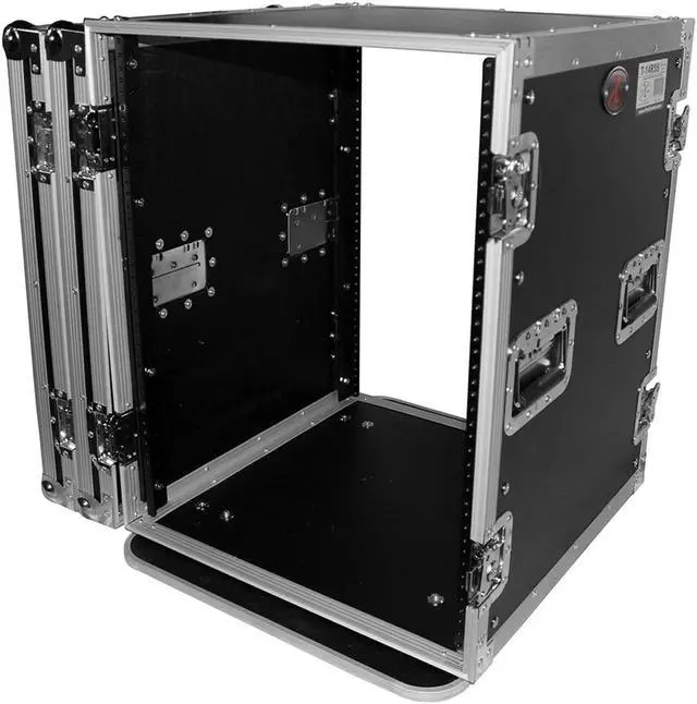Alt view image 13 of 14 - ProX T-14RSS 14U Space Amp Rack Mount ATA Flight Case 19 In Depth W/Casters