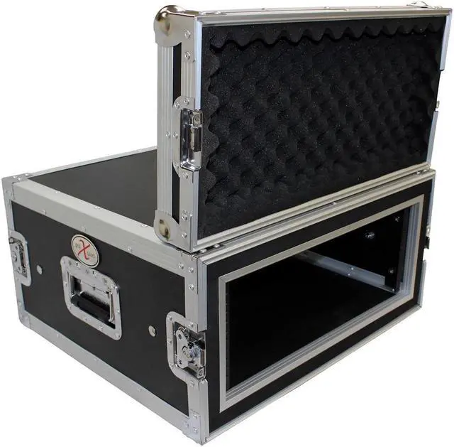 Alt view image 3 of 7 - ProX T-4RSP 4U ATA Shockproof Flight Road Case for Amplifier Rack Mount Module, 20" Rail Depth