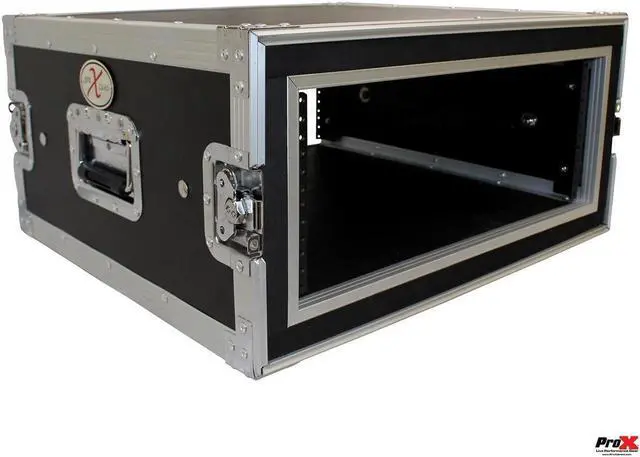 Alt view image 7 of 7 - ProX T-4RSP 4U ATA Shockproof Flight Road Case for Amplifier Rack Mount Module, 20" Rail Depth