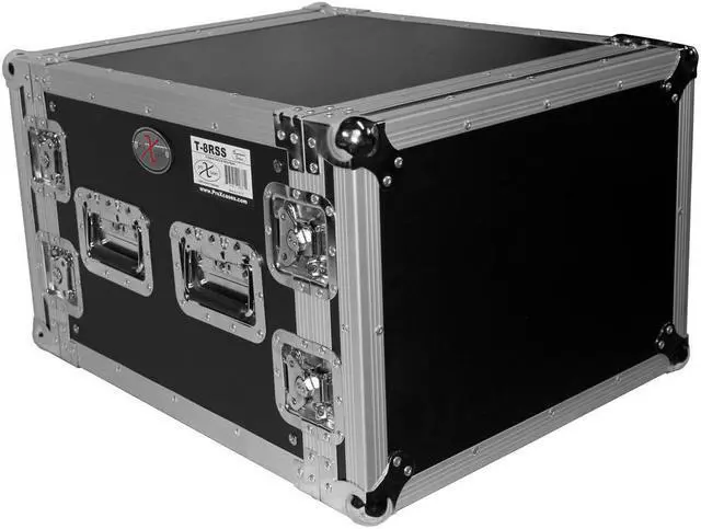 Alt view image 2 of 3 - ProX T-8RSS 8U Space Amp Rack Mount ATA Flight Case 19" Depth