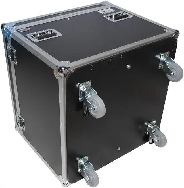 Alt view image 8 of 13 - ProX XS-UTL6 Heavy Duty Utility Trunk Case W-Caster Cups 4 4" Casters 29.5" x 29.5" x 29" - 8.75 Cu.Ft.