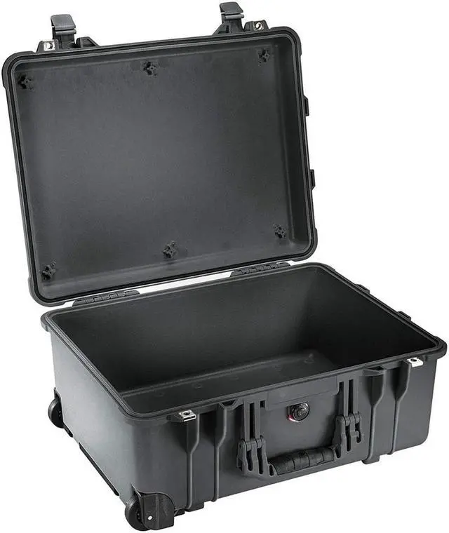 Alt view image 5 of 6 - Pelican 1560 Protector Watertight Wheeled Hard Case without Foam Insert, Black, Bundle with PC1569 Lid Organizer and SPL ModPak Large Storage Pouch