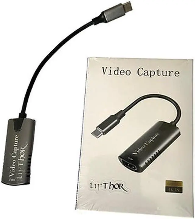 Alt view image 4 of 4 - LifThor HDMI to USB-C Video Capture Card
