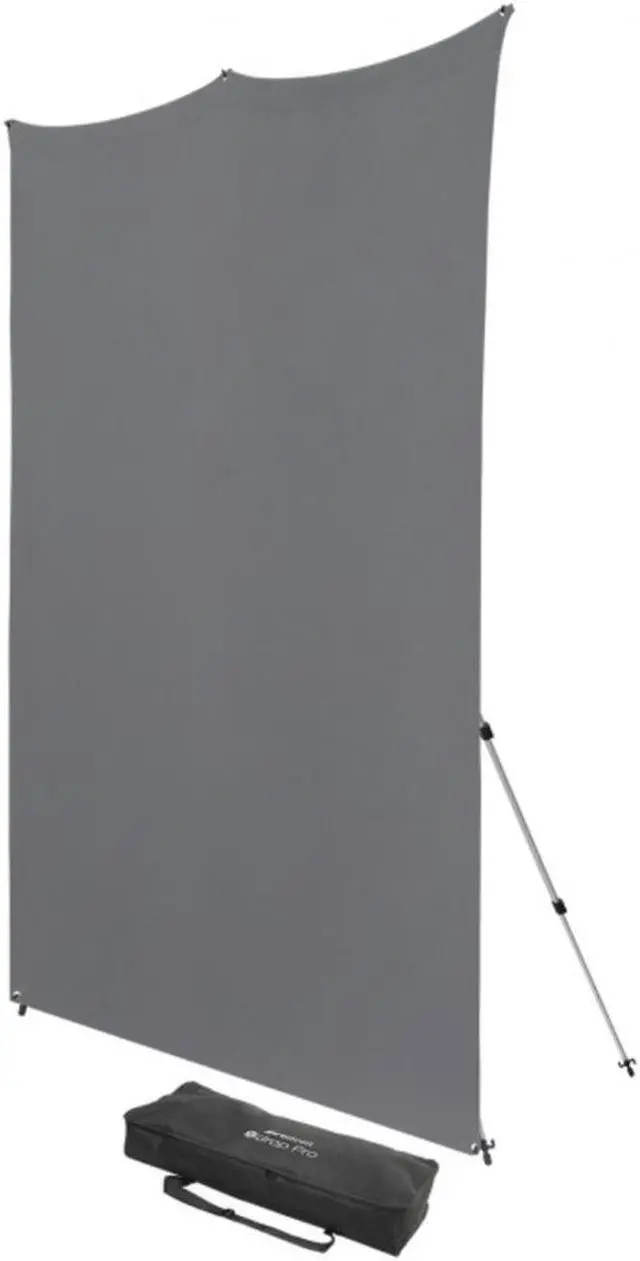 Alt view image 6 of 12 - Westcott X-Drop Pro Wrinkle-Resistant 8 x 8 Feet Backdrop Kit (Neutral Gray)