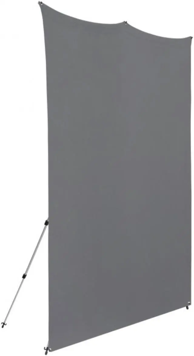 Alt view image 9 of 12 - Westcott X-Drop Pro Wrinkle-Resistant 8 x 8 Feet Backdrop Kit (Neutral Gray)