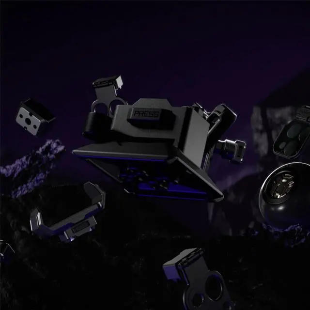 Alt view image 3 of 7 - Tilta Tilta Khronos Universal SSD Holder, Space Gray #TK-USH-SG