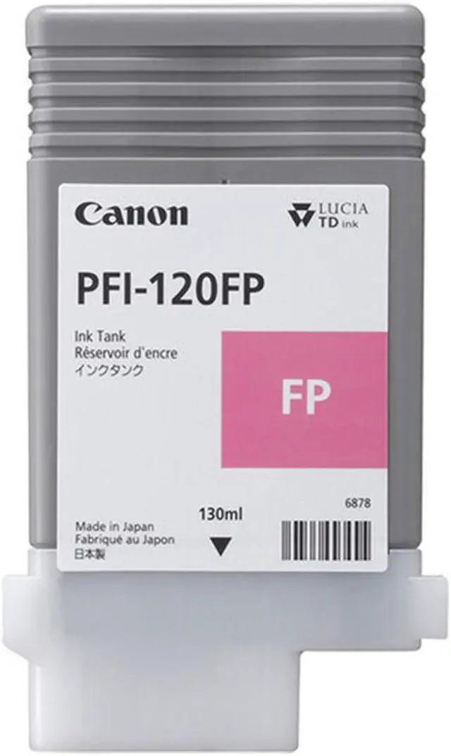 Alt view image 2 of 2 - Canon 120FP Fluorescent Pink Standard Yield Ink Cartridge (3499C001AA)