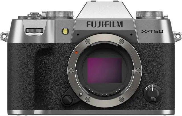 Alt view image 5 of 9 - Fujifilm X-T50 Mirrorless Digital Camera Body - Silver