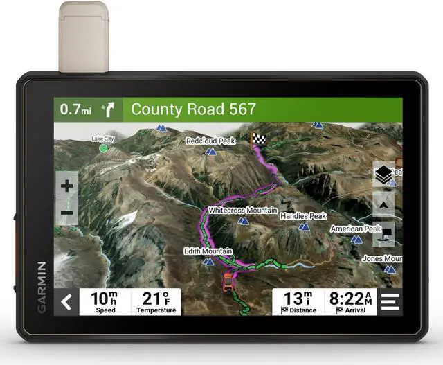 Alt view image 8 of 13 - Garmin Tread - Overland Edition 8" GPS with Built-In Blue