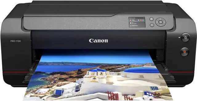 Alt view image 2 of 7 - Canon imagePROGRAF PRO-1100 17" Professional Wide Format Wireless Inkjet Photo Printer, Bundle with Color Ink Pack
