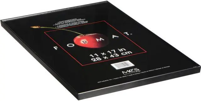 Alt view image 8 of 8 - MCS Plastic Photograph Format Frame in Black - 11 x 17 Inches