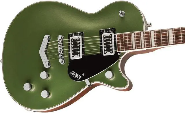 Alt view image 4 of 6 - Gretsch Gretsch G5220 Electromatic Jet BT Single-Cut with V-Stoptail Electric Guitar, Laurel Fingerboard, Olive Metallic