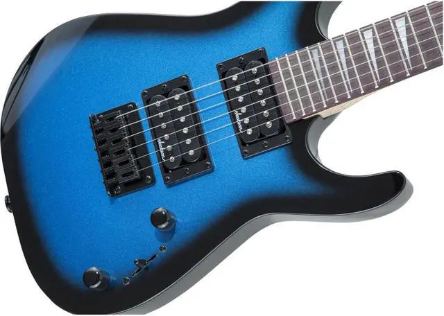 Alt view image 9 of 11 - Jackson JS1X Dinky Minion Electric Guitar - Metallic Blue Burst