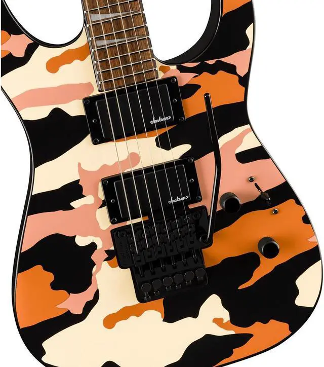 Alt view image 3 of 6 - Jackson X Series Soloist SLX DX Camo Electric Guitar, Butterscotch Camo