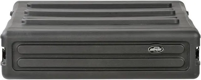 Alt view image 13 of 16 - SKB Cases 2U Space Roto Molded Rack, Black, 23 in. X 23 in. X 6 1/2 in.