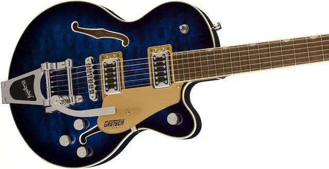 Alt view image 4 of 4 - Gretsch Gretsch G5655T-QM Electromatic Center Block Jr. Single-Cut Quilted Maple with Bigsby, Hudson Sky
