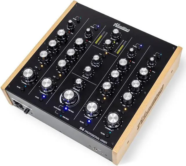 Main image of Headliner R4 4-Channel Analog Rotary DJ Mixer with Built-In Filter