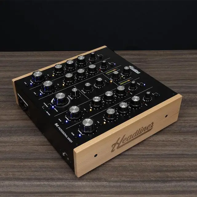 Alt view image 6 of 7 - Headliner R4 4-Channel Analog Rotary DJ Mixer with Built-In Filter