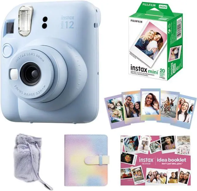 Alt view image 2 of 10 - Fujifilm INSTAX Mini 12 Holiday Bundle 2024 - Blue
