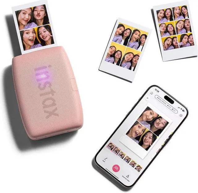 Alt view image 7 of 20 - Fujifilm Instax Mini Link 3 Smartphone Printer - Rose Pink