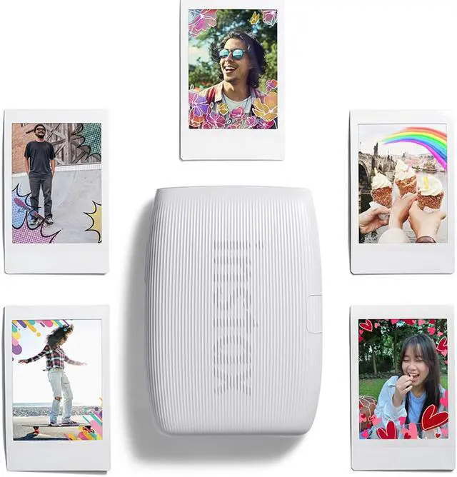 Alt view image 6 of 20 - Fujifilm Instax Mini Link 3 Smartphone Printer - Clay White